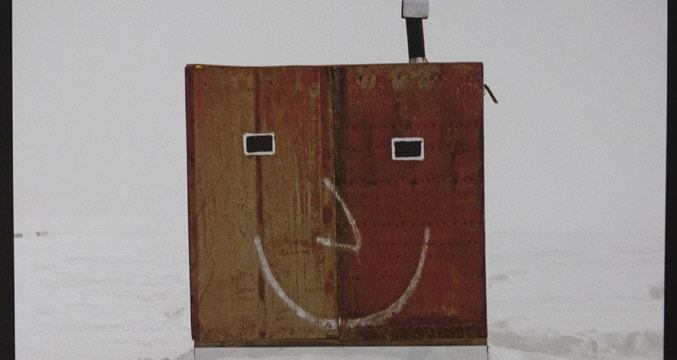 Ice Huts by Richard Johnson