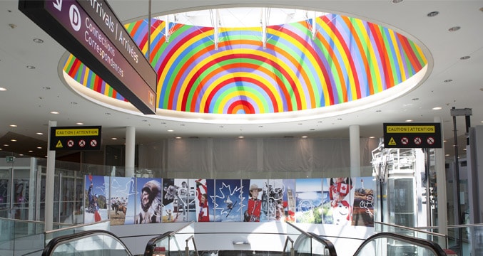 Wall Drawing #1100, Concentric Bands par Sol LeWitt