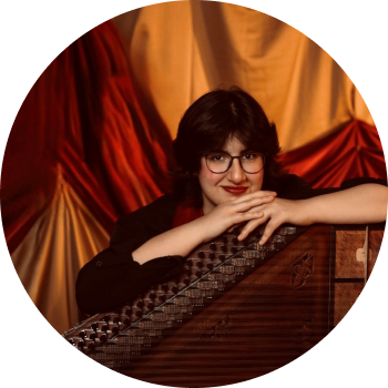 a person holding a guitar