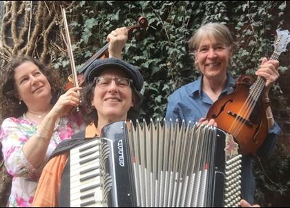 a group of people playing instruments