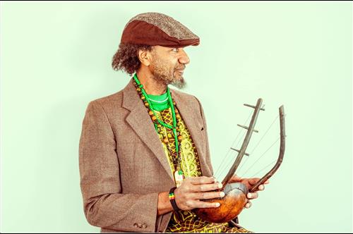 a man holding a bow and arrow