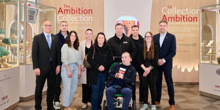 a group of people posing for a photo