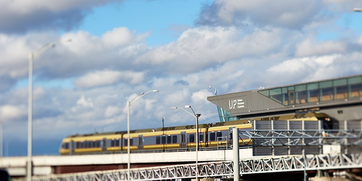 UP Express Toronto Pearson Airport train