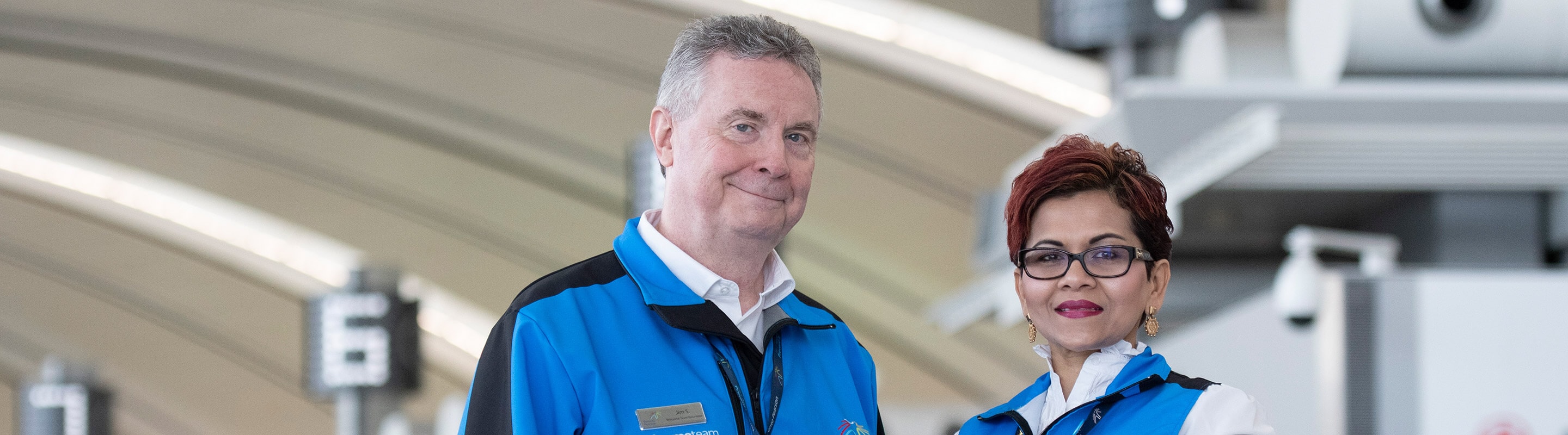 Two Pearson airport volunteers