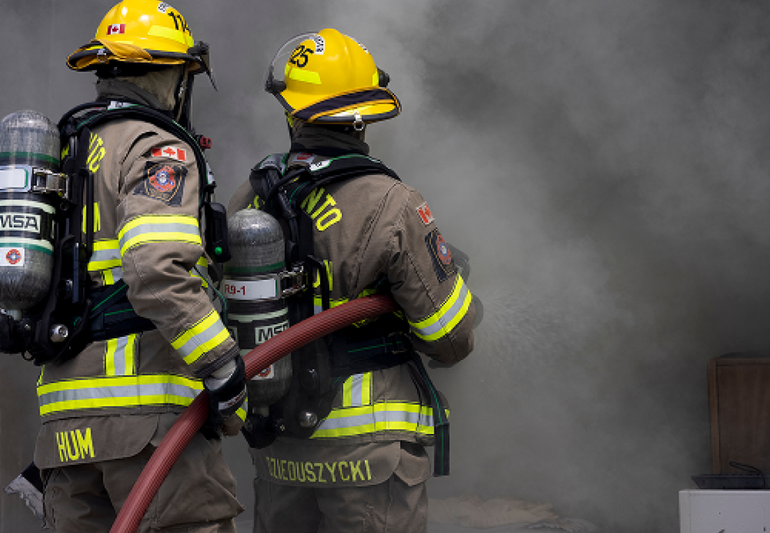 firemen in yellow jackets