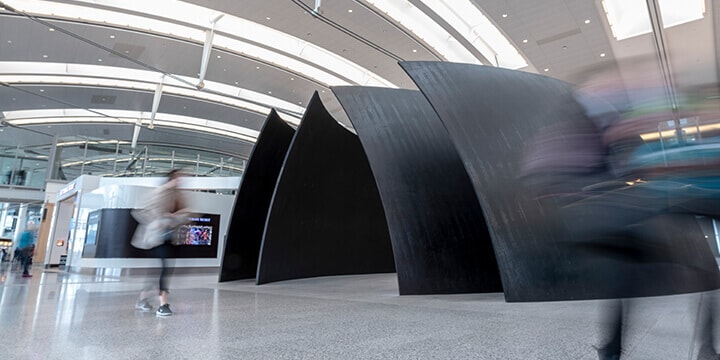 Tilted Spheres by Richard Serra