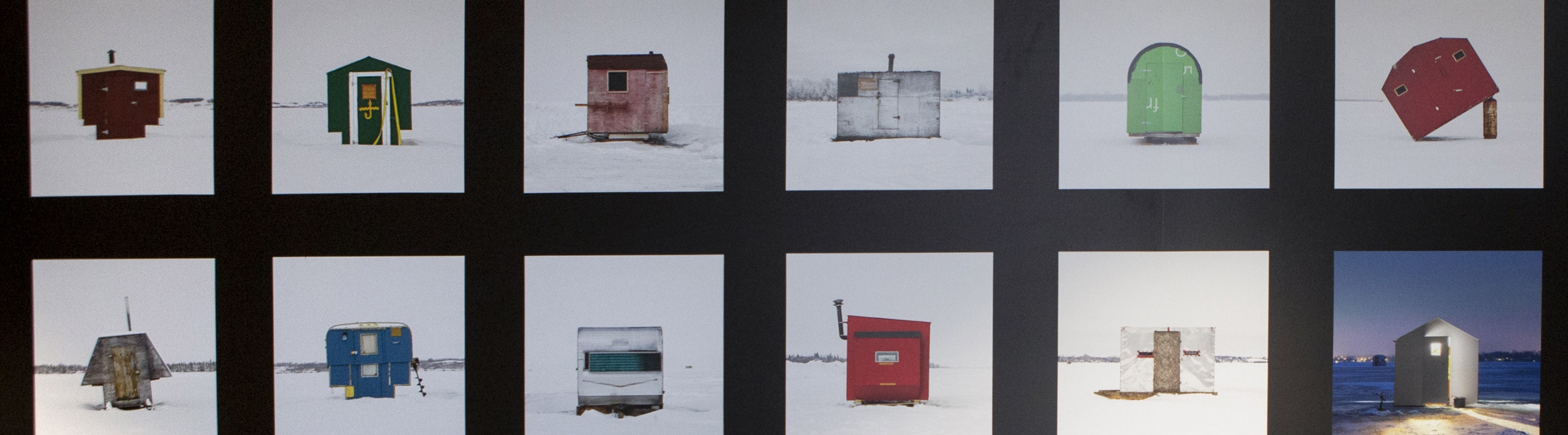 Ice Huts by Richard Johnson