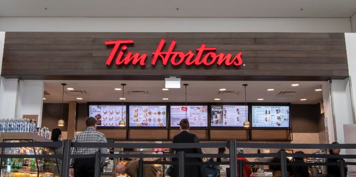 Tim Horton's storefront