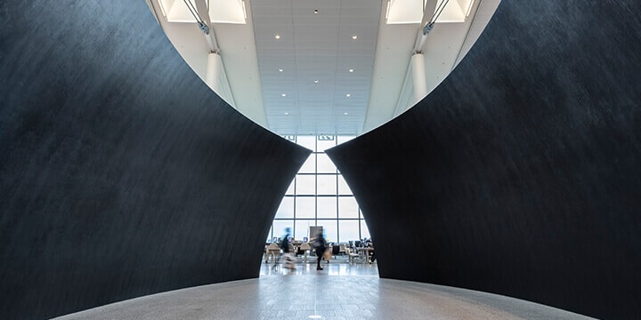 Tilted Spheres by Richard Serra
